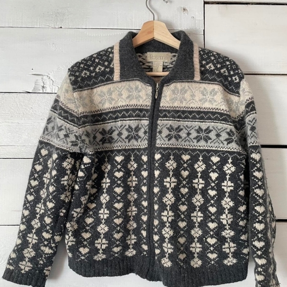 Lamswool and Angora Wool Blend Sweater - Picture 1 of 2